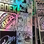 Holographic Eggshell Sticker Luam Ntawv